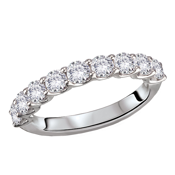 Tesoro Diamond Half Eternity Band