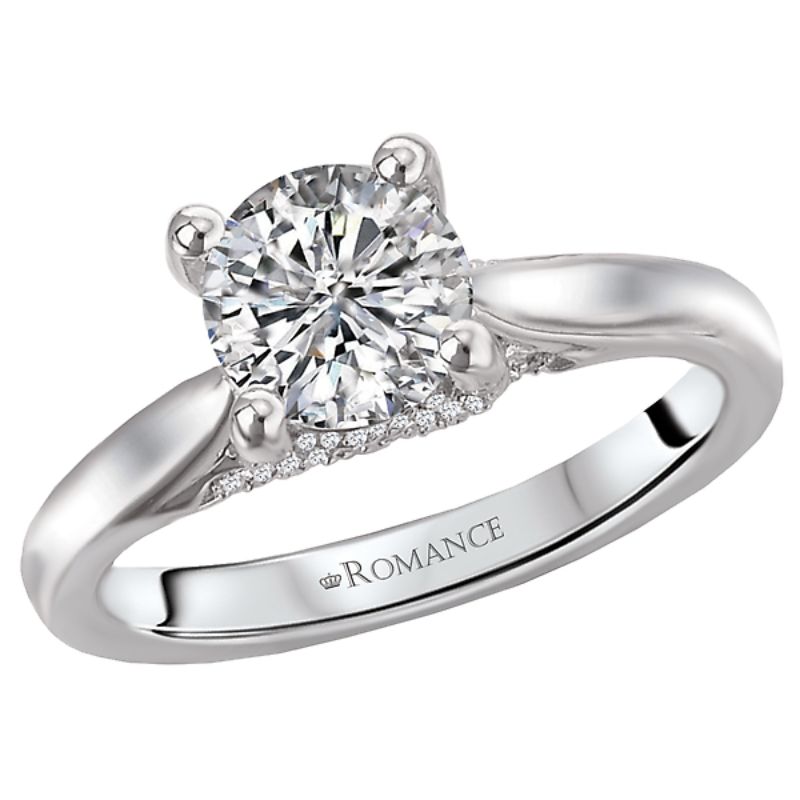 Solitaire Semi-Mount Engagement Ring