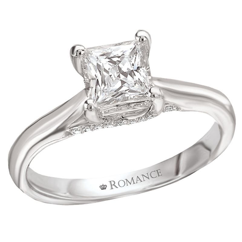 Solitaire Semi-Mount Engagement Ring