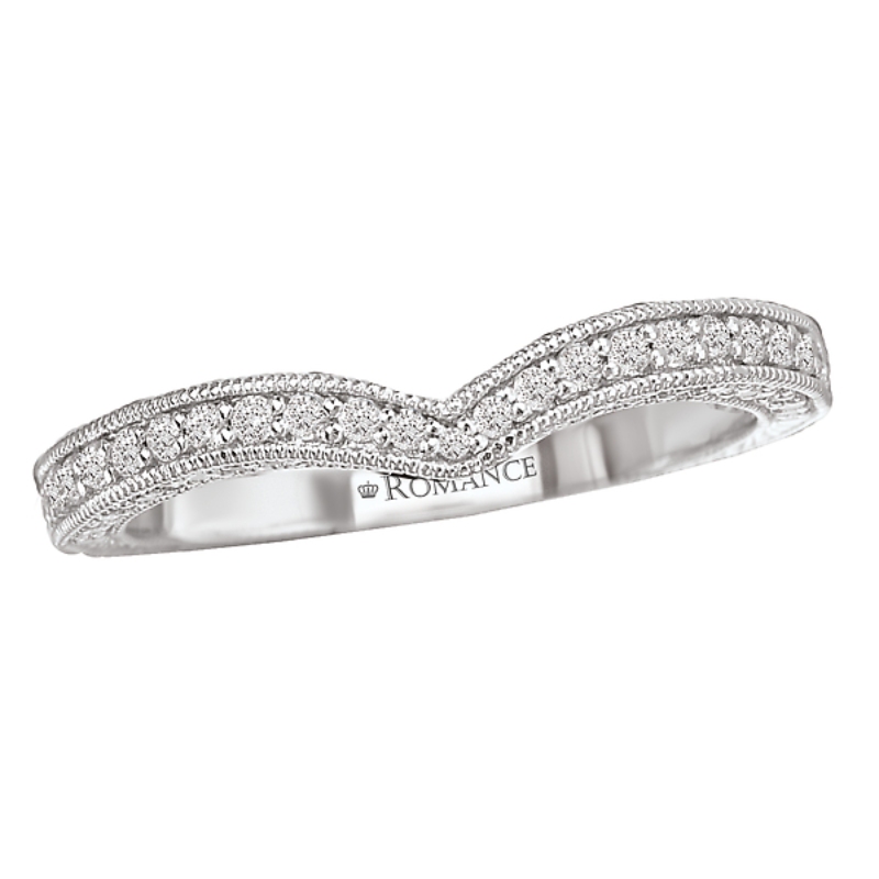 Lab Grown Diamond Curved Wedding Band