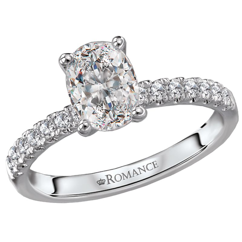 Diamond Semi-mount Engagement Ring