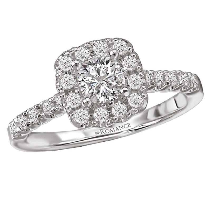 Halo Diamond Ring