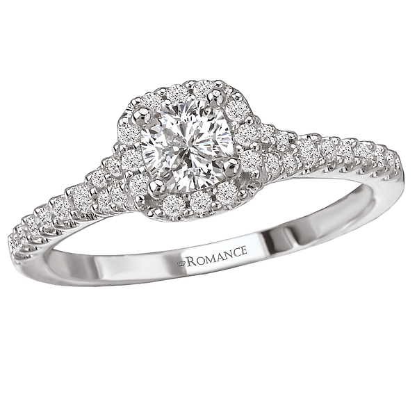 Diamond Engagement Ring w/ Center