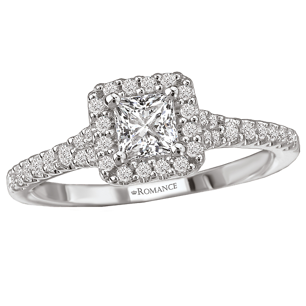 Diamond Engagement Ring w/ Center