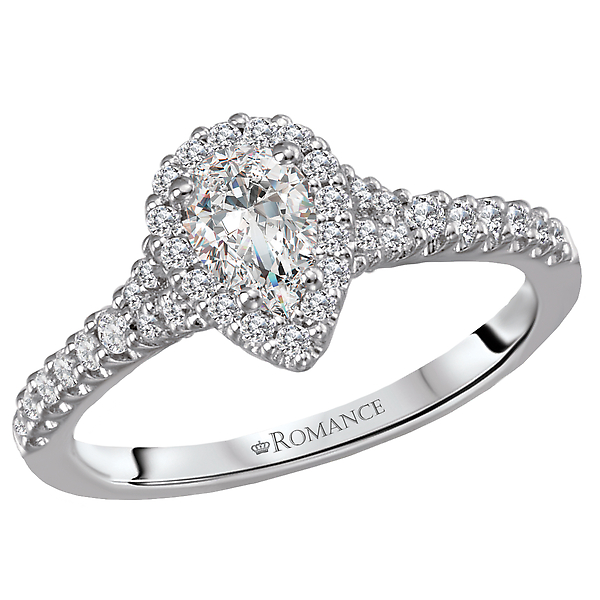 Diamond Engagement Ring w/ Center