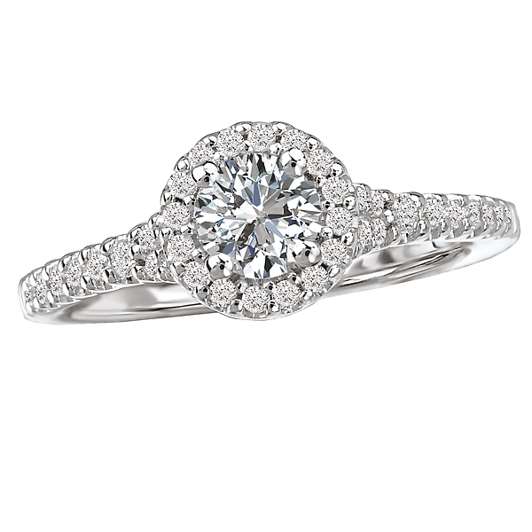 Diamond Engagement Ring w/ Center