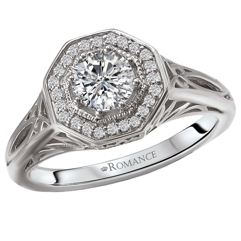 Halo Diamond Ring