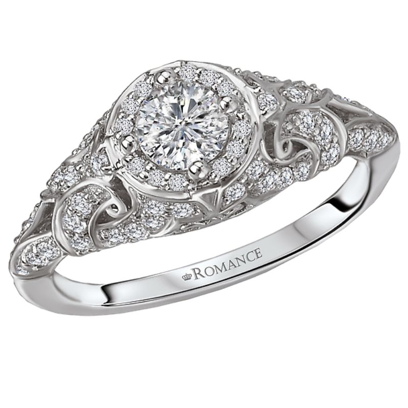Vintage Semi-Mount Diamond Ring