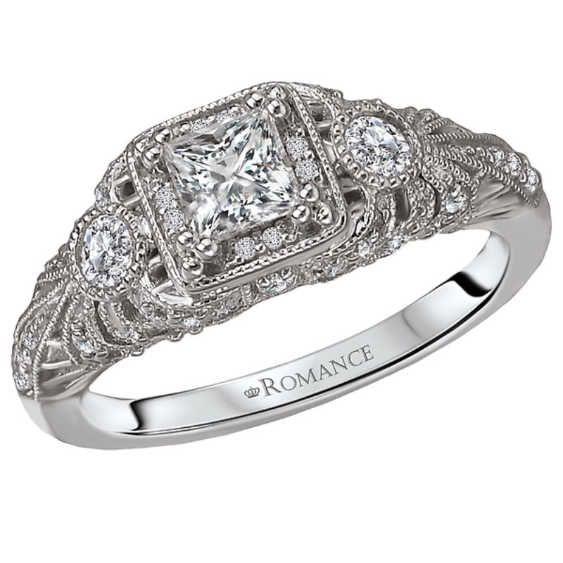Vintage Semi-Mount Diamond Ring