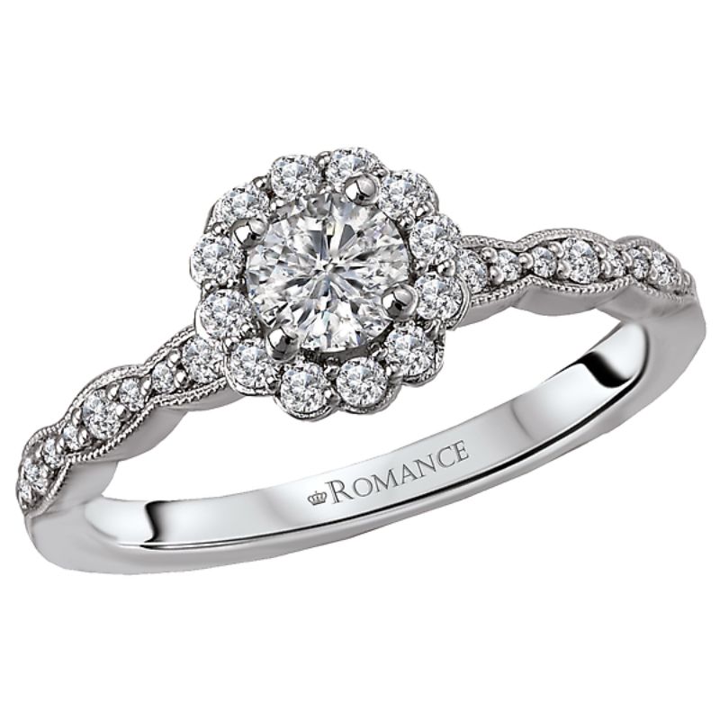 Halo Diamond Ring