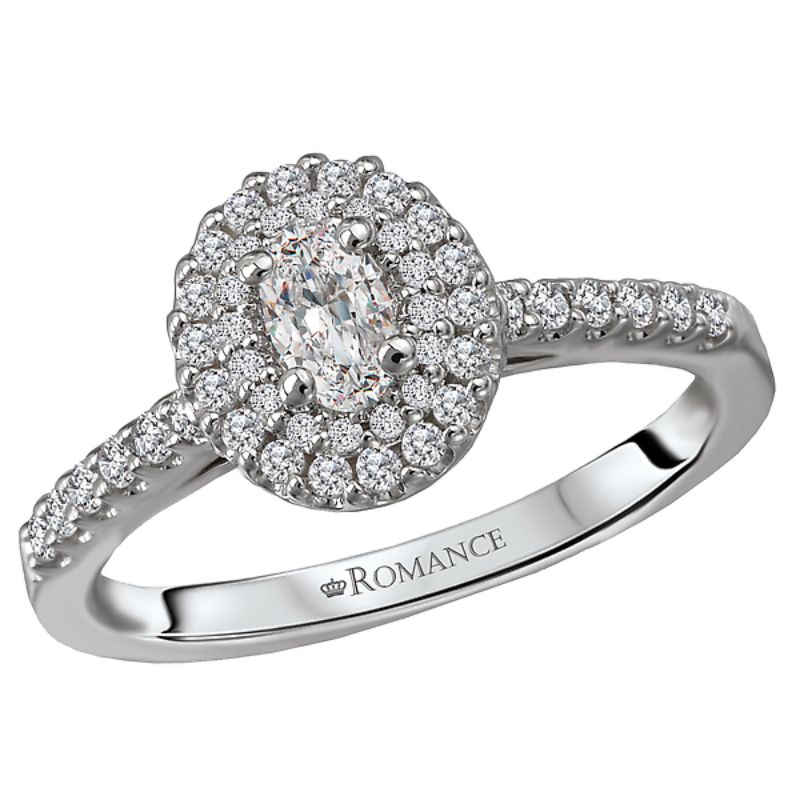 Double Halo Diamond Ring