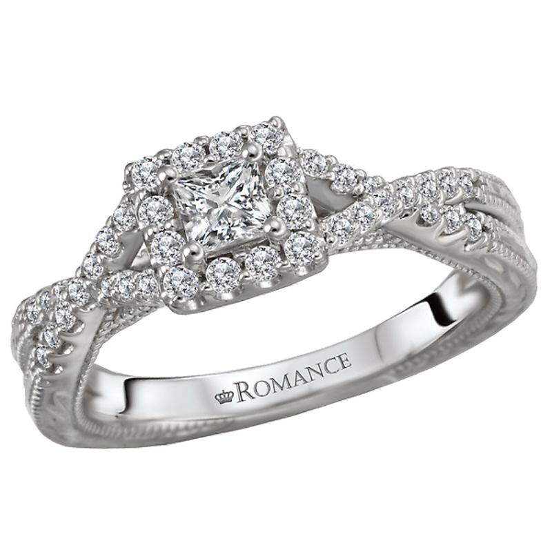 Halo Diamond Ring