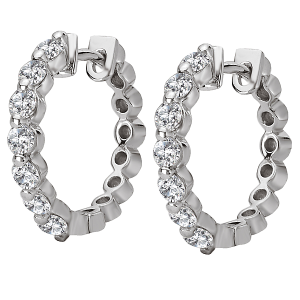 Ladies Fashion Diamond Earrings