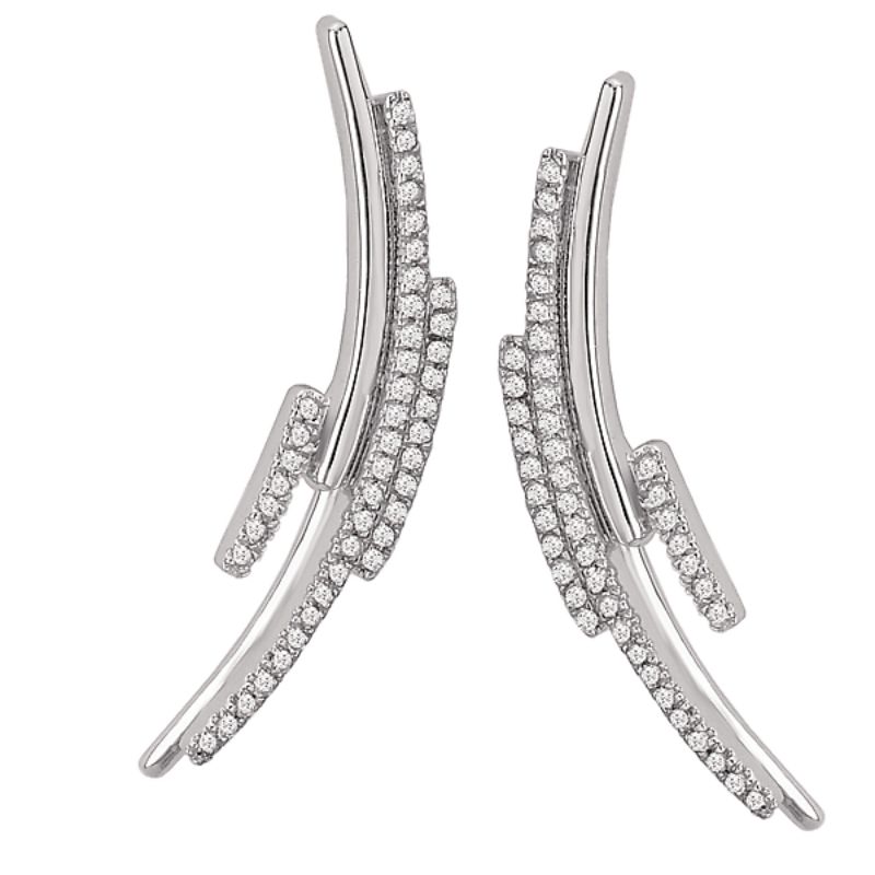 Dangle Diamond Earrings