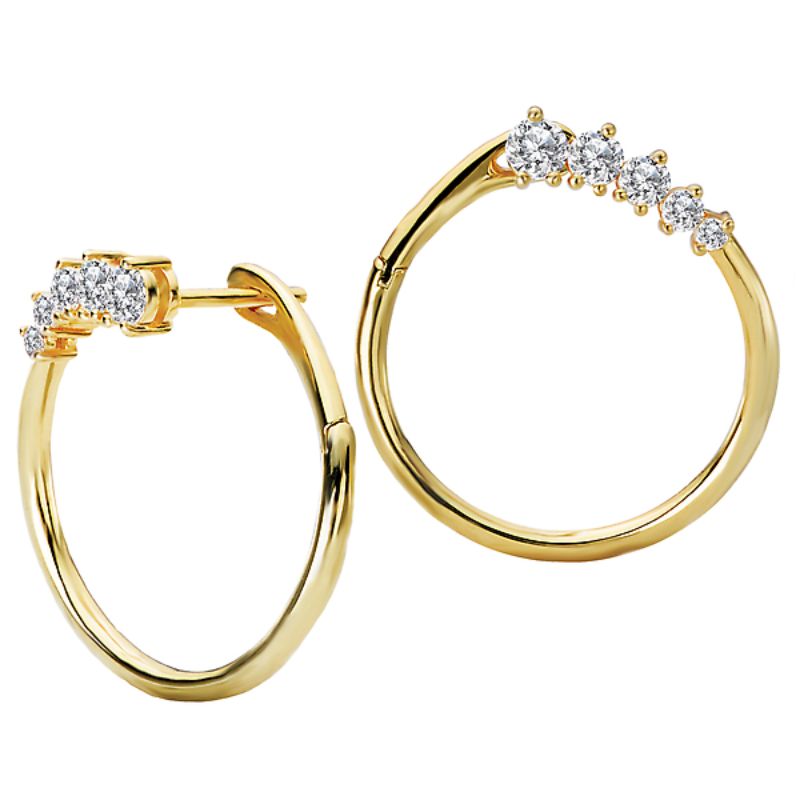Ladies Fashon Diamond Earrings