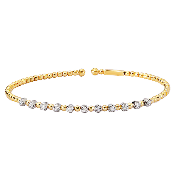 Two-Tone Diamond Bracelet