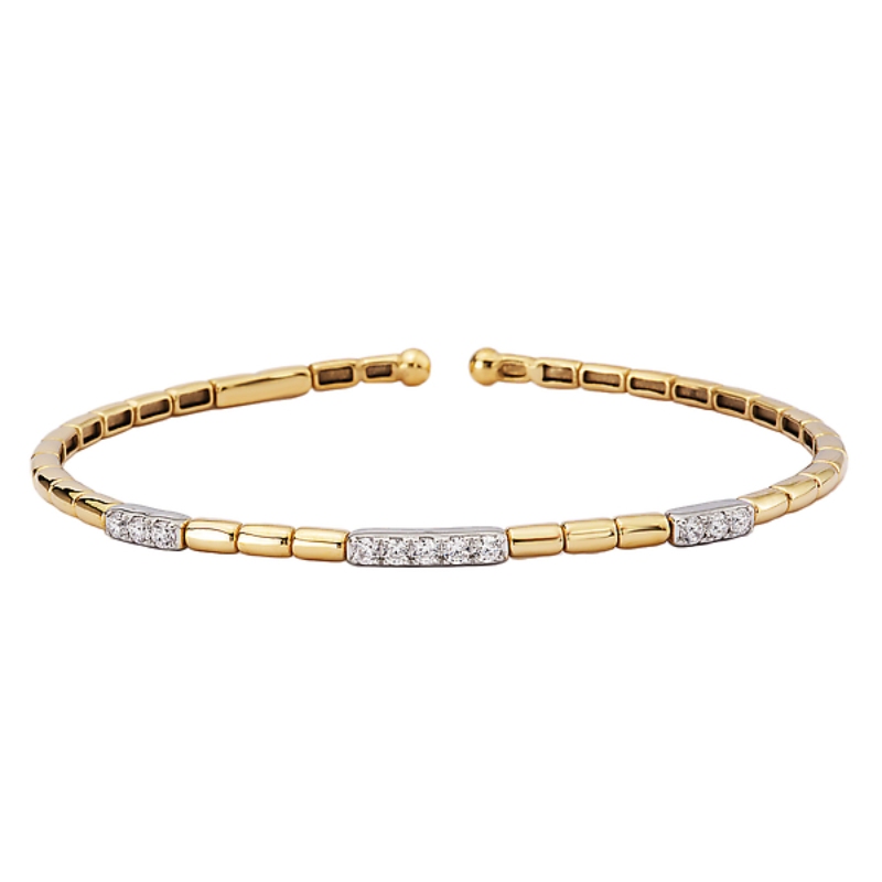 Diamond Cuff Fashion Bracelet