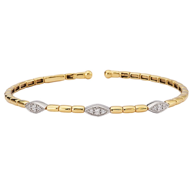 Diamond Cuff Fashion Bracelet