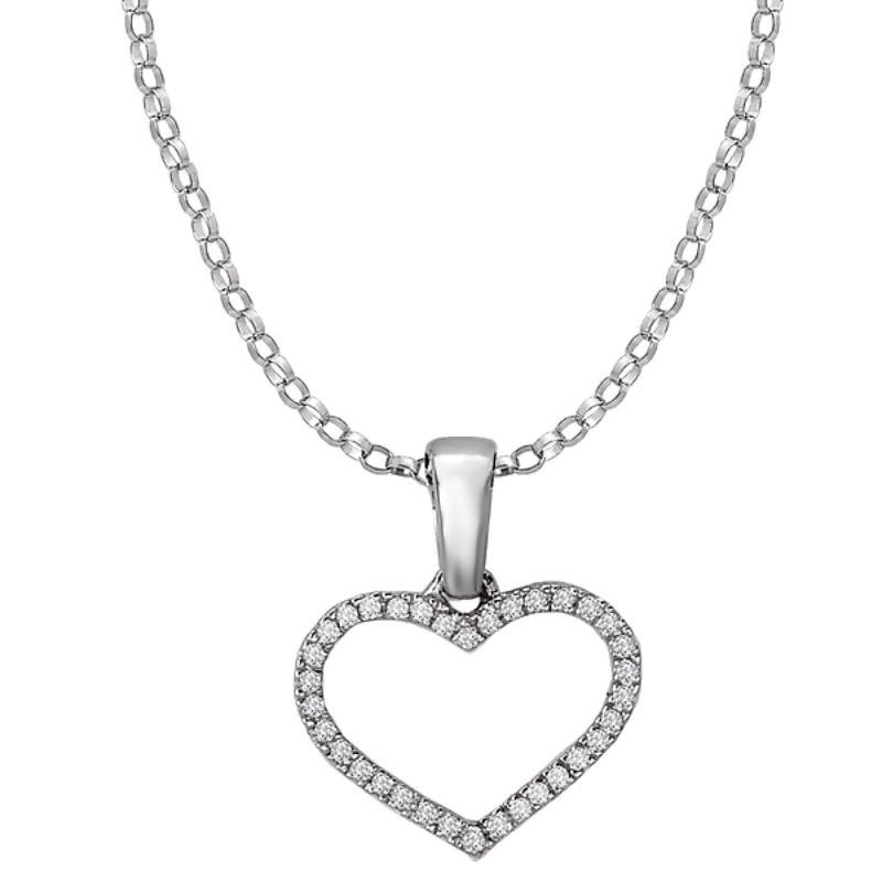 Diamond Heart Pendant