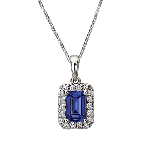 Ladies Fashion Diamond and Gemstone Pendant