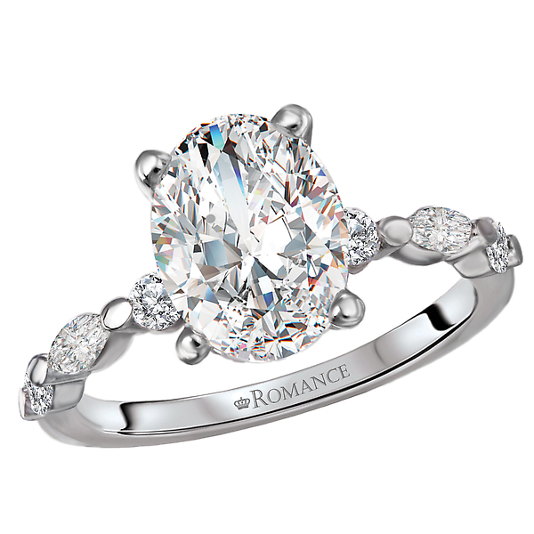 Semi-Mount Diamond Engagement Ring