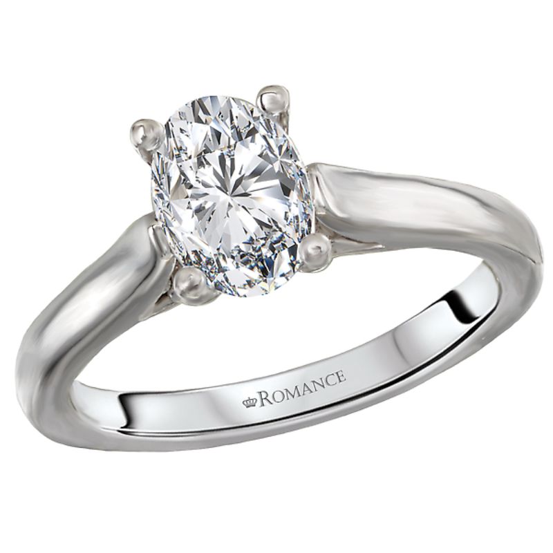 Solitaire Semi-Mount Engagement Ring