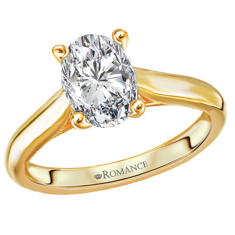 Solitaire Semi-Mount Engagement Ring