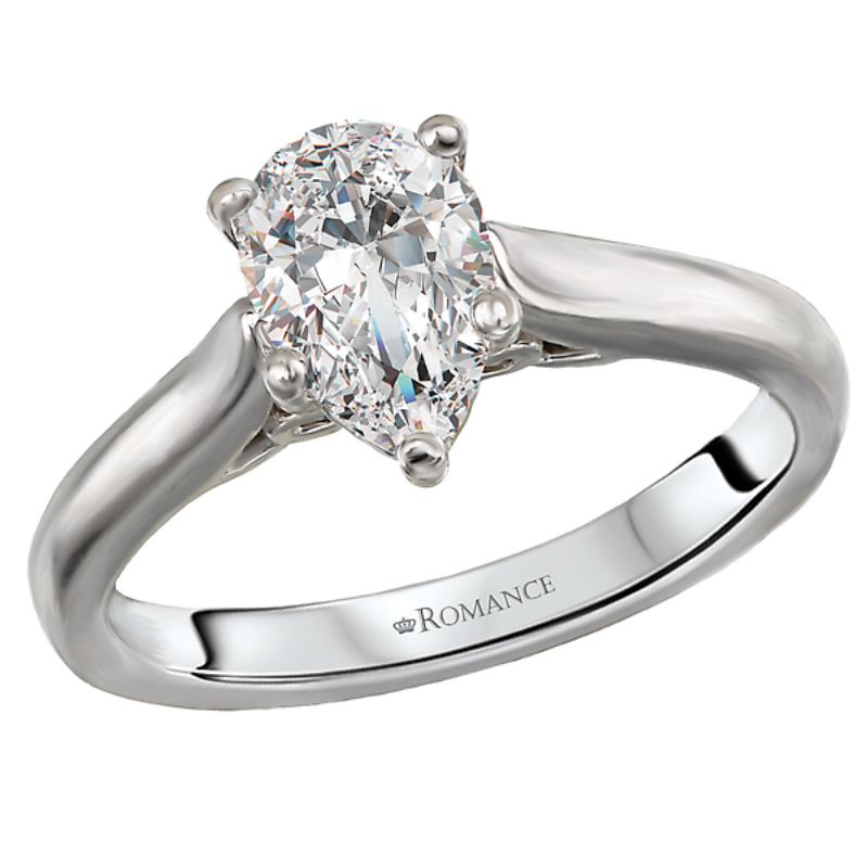 Solitaire Semi-Mount Engagement Ring