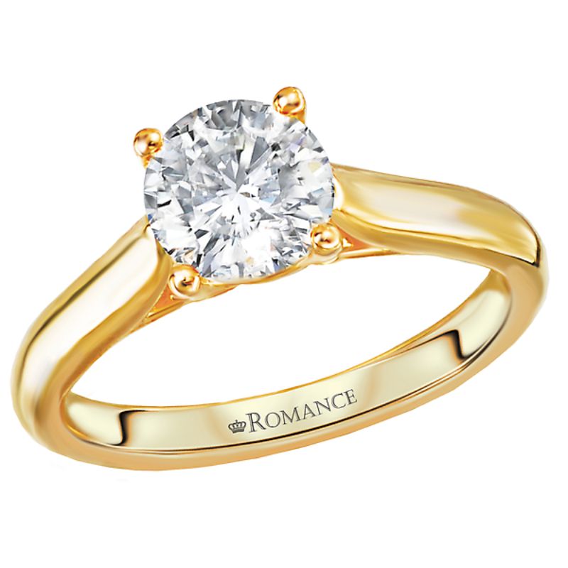 Solitaire Semi-Mount Engagement Ring