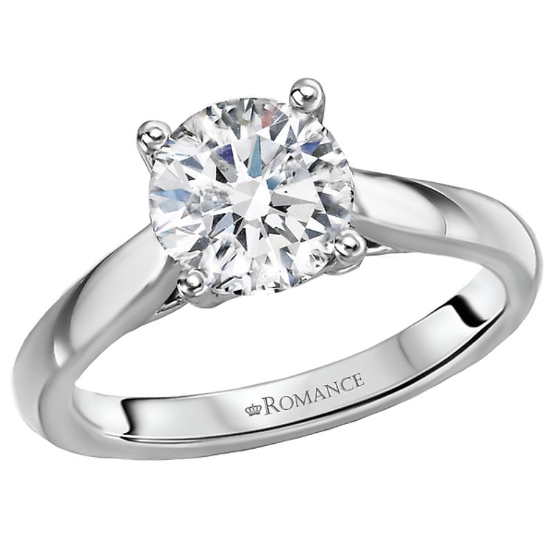 Solitaire Semi-Mount Engagement Ring