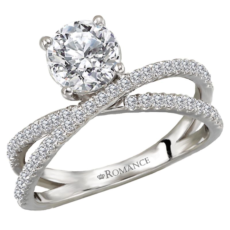 Diamond Semi-Mount Engagement Ring