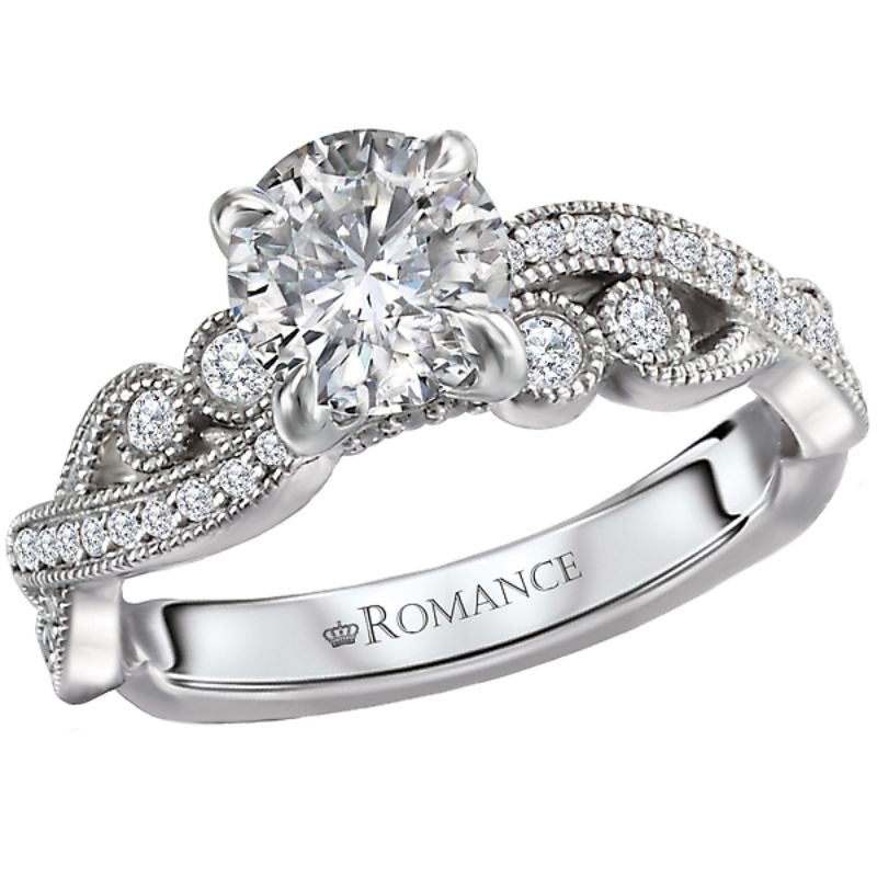 Diamond Semi-mount Engagement Ring