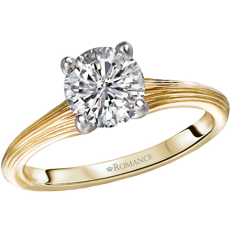 Solitaire Semi-Mount Engagement Ring