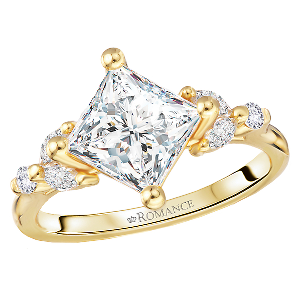 Diamond Semi-Mount Engagement Ring