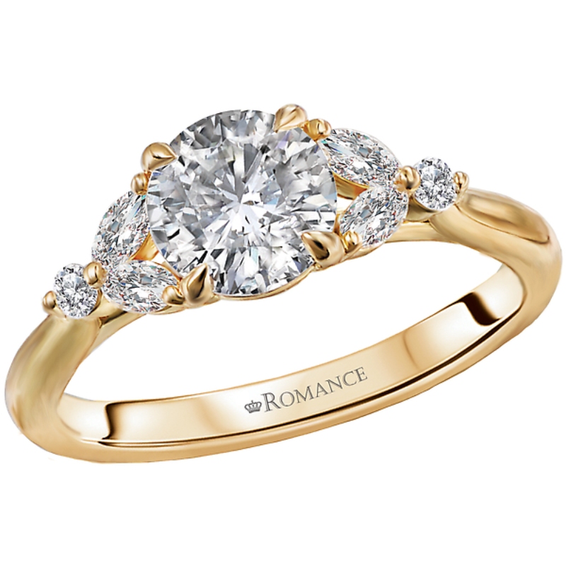 Lab Grown Diamond Diamond Semi-Mount Engagement Ring