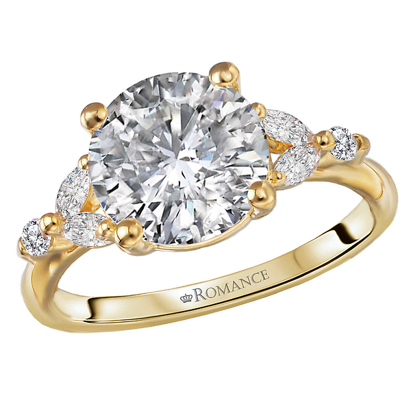 Diamond Semi-Mount Engagement Ring