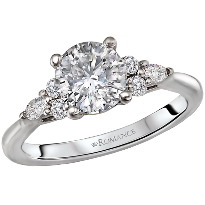 Diamond Semi-Mount Engagement Ring