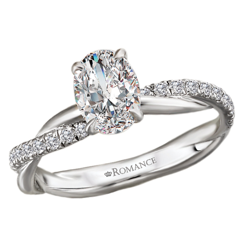Lab Grown Diamond Semi-Mount Diamond Engagement Ring