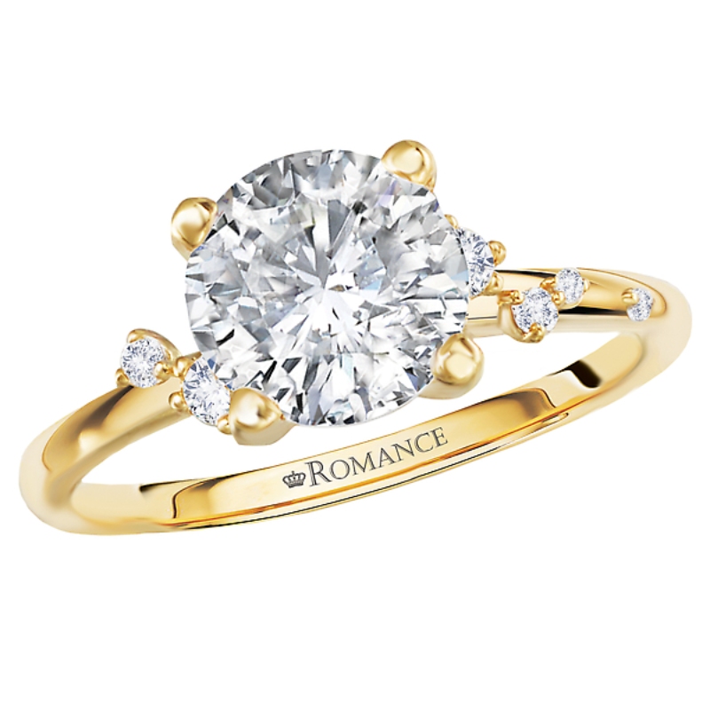 Diamond Semi-Mount Engagement Ring