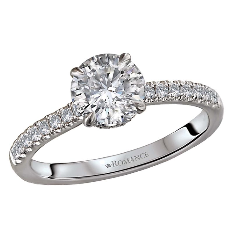 Diamond Semi-Mount Engagement Ring