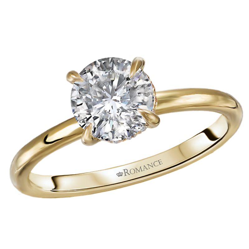 Diamond Semi-Mount Engagement Ring