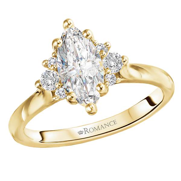 Semi-Mount Diamond Engagement Ring