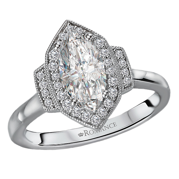 Semi-Mount Diamond Engagement Ring