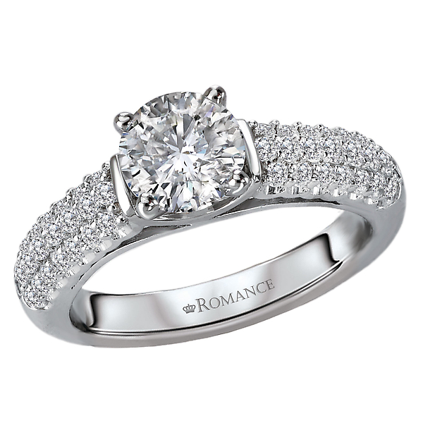 Semi-Mount Diamond Engagement Ring