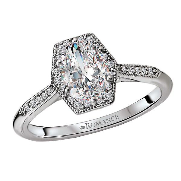 Semi-Mount Diamond Engagement Ring