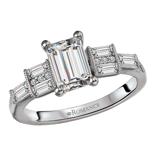 Semi-Mount Diamond Engagement Ring