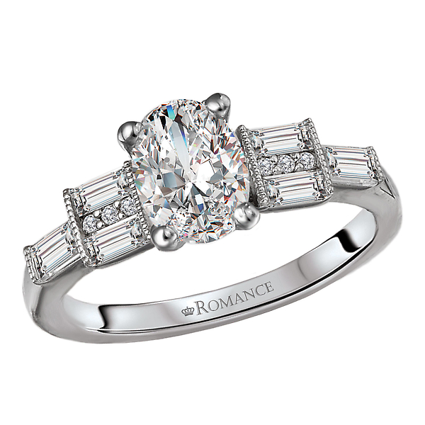 Semi-Mount Diamond Engagement Ring