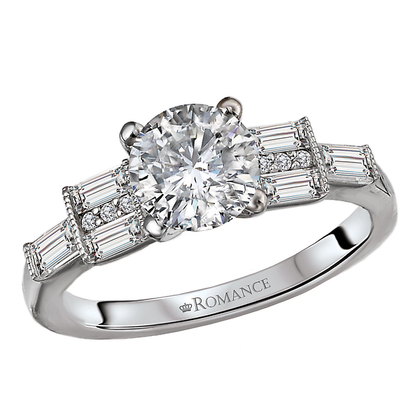 Semi-Mount Diamond Engagement Ring