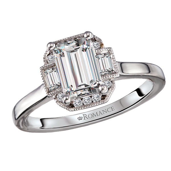 Semi-Mount Diamond Engagement Ring