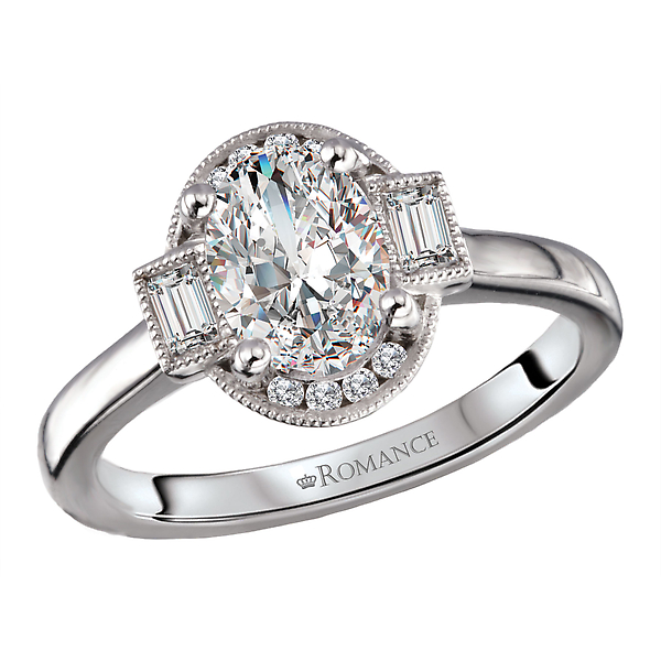 Semi-Mount Diamond Engagement Ring